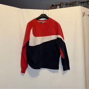 Nike Men's Red and Black Sweatshirt